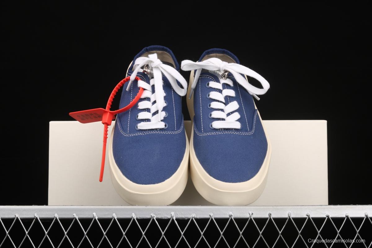 Fear Of God breathable canvas trend leisure semi-dragged blue and white color matching