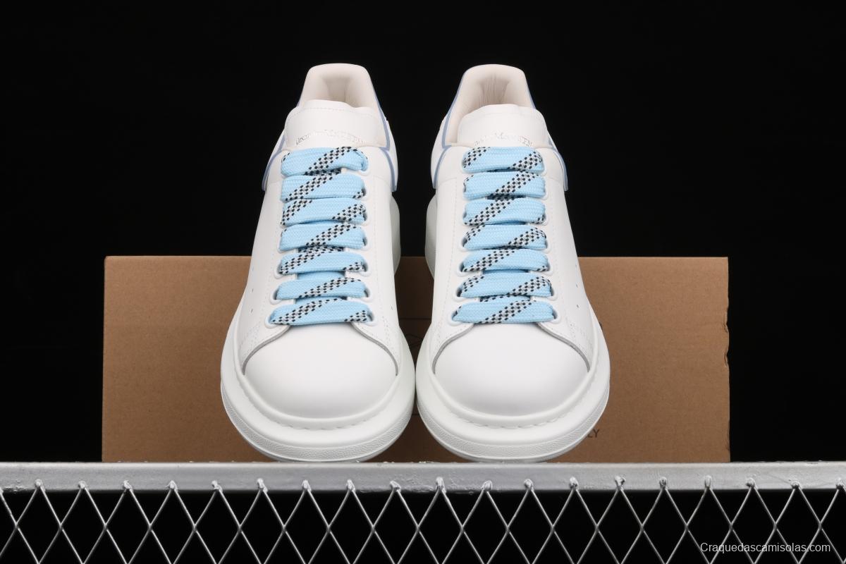 Alexander McQueen white and blue gel drop