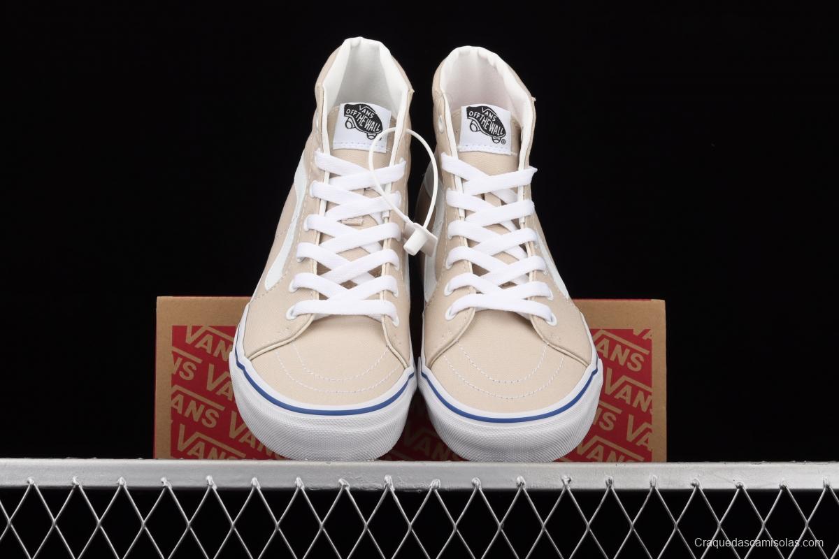 Vans Sk8-Hi Authentic beige canvas high upper shoes VN0A4RWY2WT