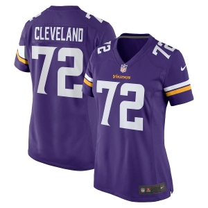 Women's Ezra Cleveland Purple Player Limited Team Jersey