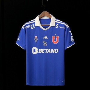 22/23 Universidad De Chile Home 95th Anniversary Edition Soccer Jersey