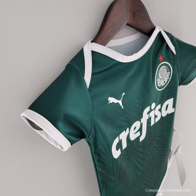 22/23 Palmeiras Home Baby Jersey 9-12 MONTH KM#0033