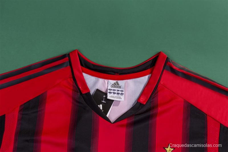 RETRO 04/05 AC Milan Home Soccer Jersey