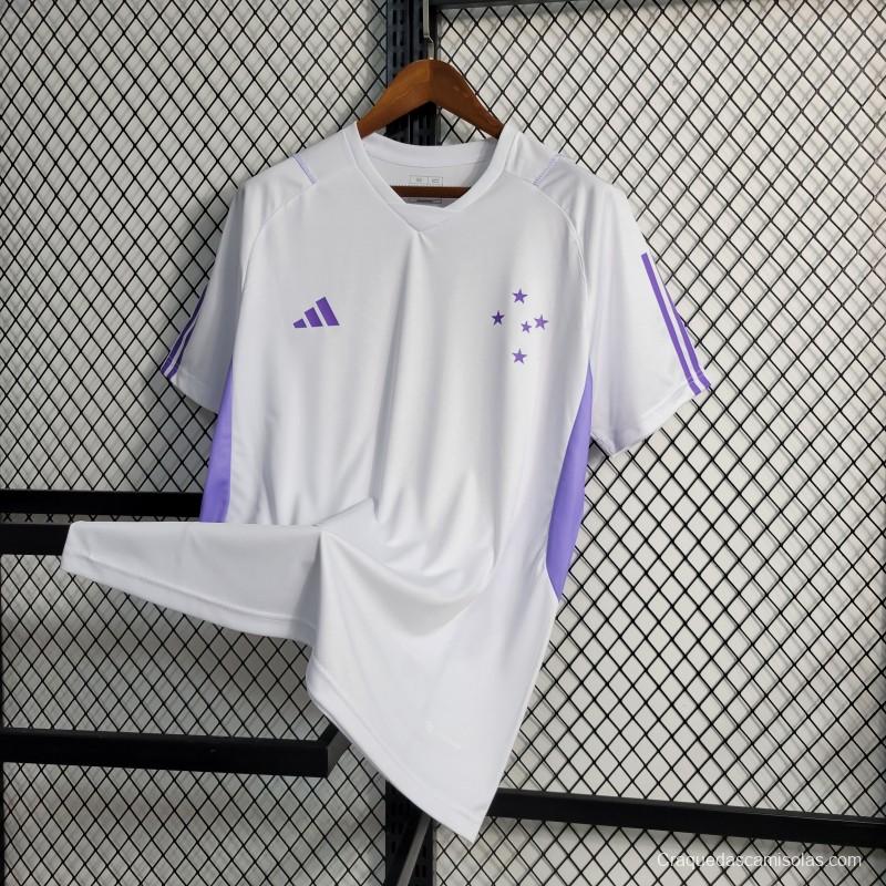 23-24 Cruzeiro White Training Jersey