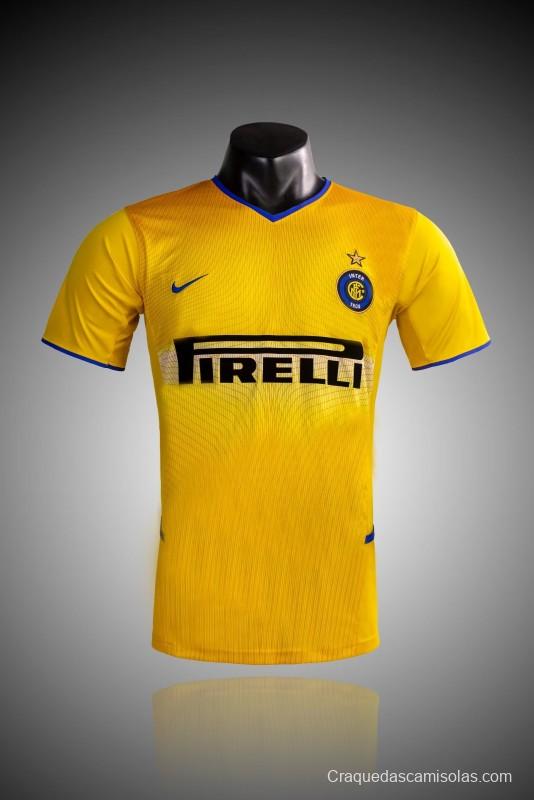 Retro 02/03 Inter Milan Third Yellow Jersey