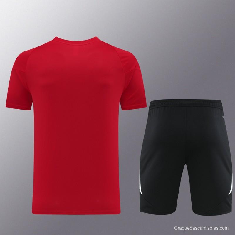 2024 Adidas Red Short Sleeve Jersey+Shorts