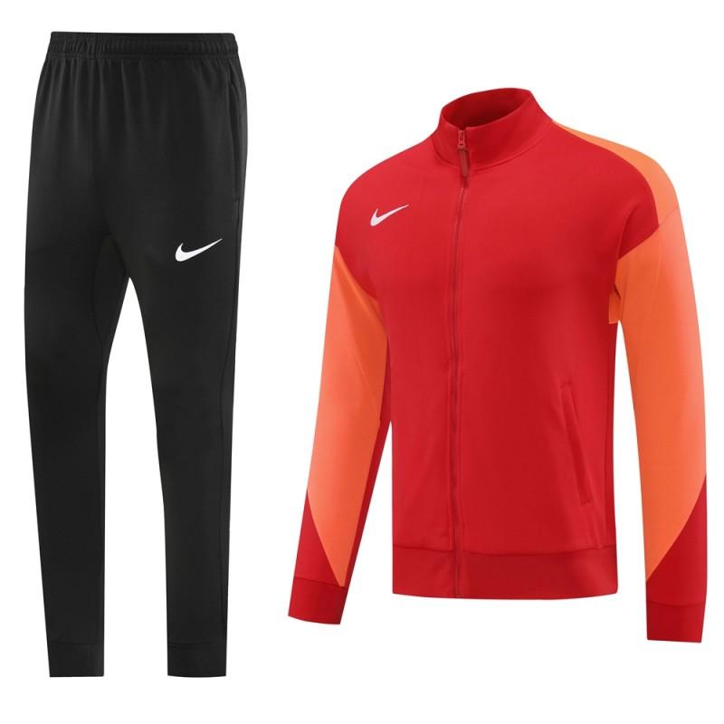 24/25 Nike Orange/Red Full Zipper Jacket +Long Pants