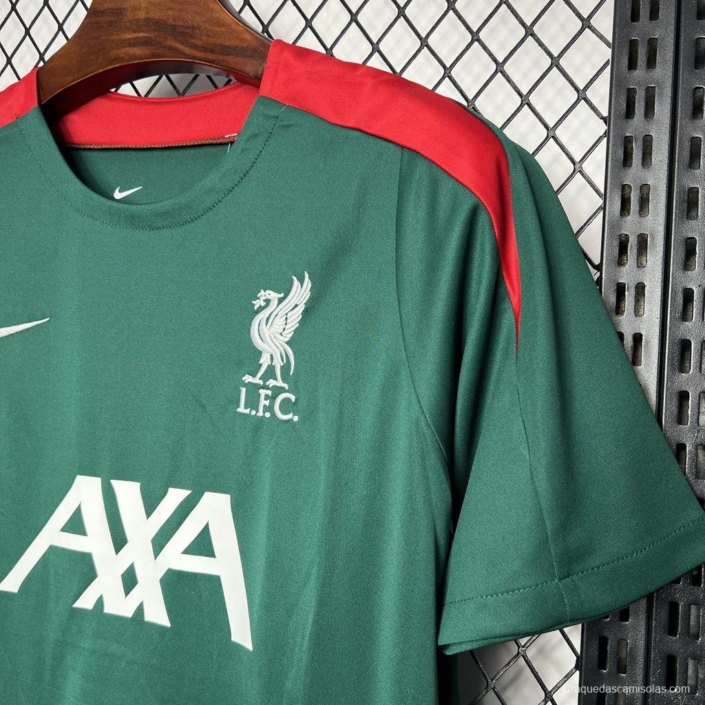 24/25 Liverpool Dark Green Pre-match Jersey