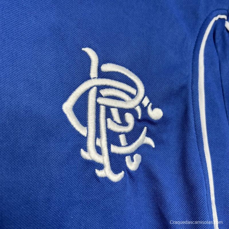 Retro 99/01 Glasgow Rangers Home Jersey