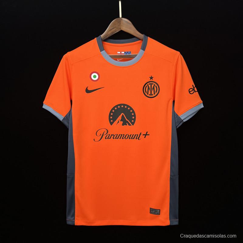 23/24 Inter Milan Third Orange Jersey